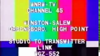 WNRW-TV 45 & WGGT-TV 48 - Sign-off Recorded 1 January 1995