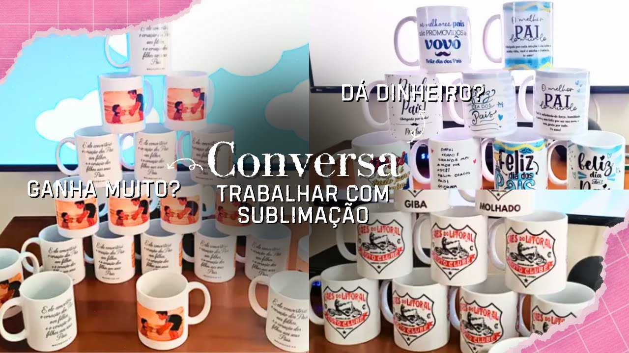 REALIDADE DA SUBLIMAÇÃO, DÁ DINHEIRO? VENDE MUITO? CONVERSA REALISTA