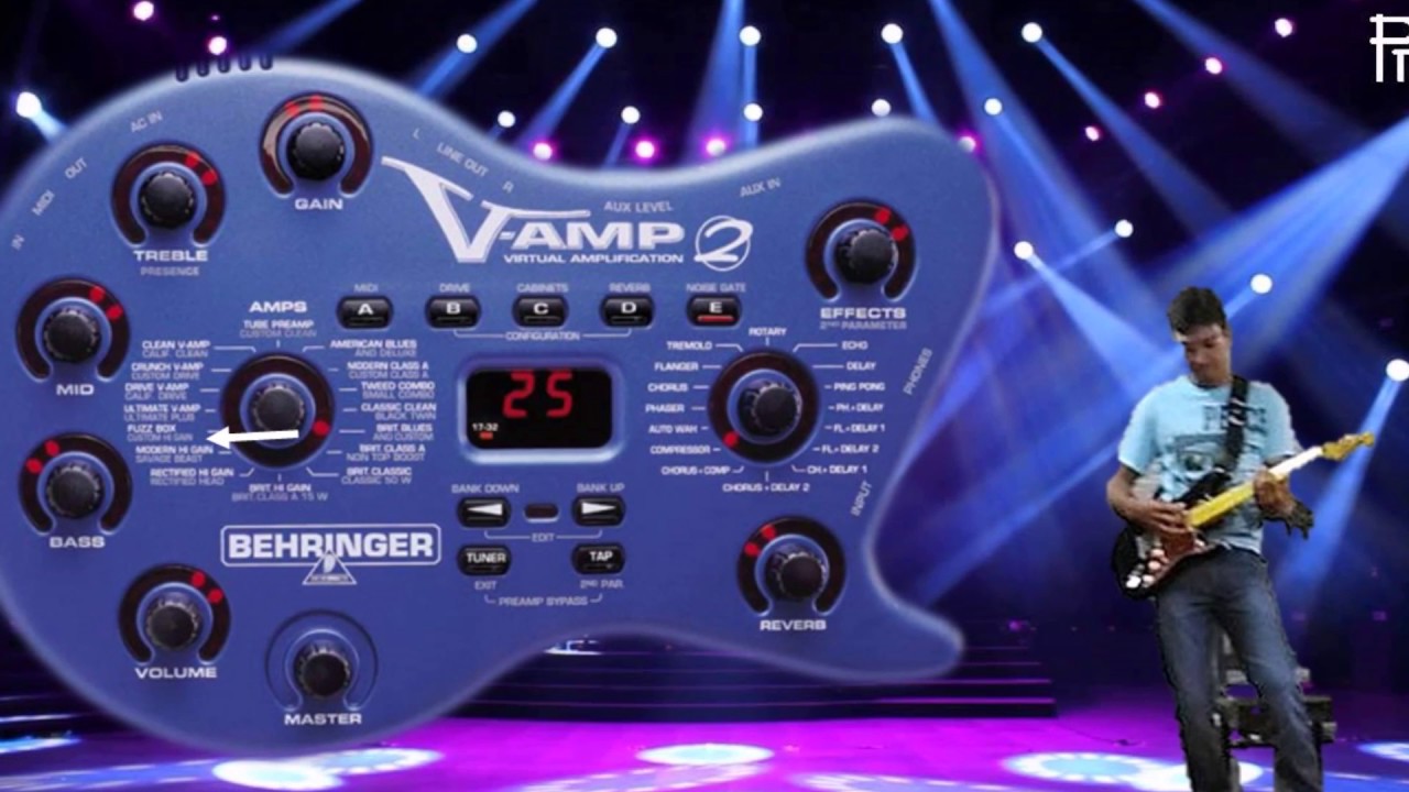 V Amp 2 Behinger Simulacao De Marshall Plexi Youtube