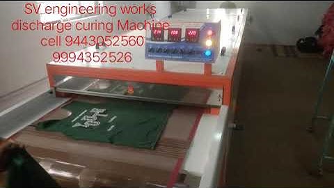 Textile curing Machine
