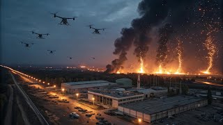 🔥 Масштабная атака украинских дронов уничтожила ключевой военный завод в России