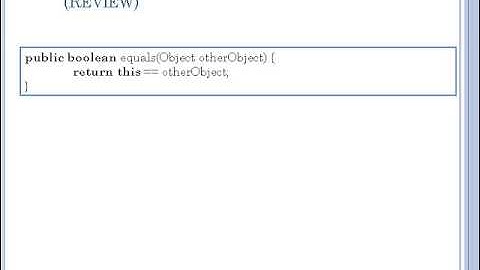 The Java Equals Methods and Overloading vs. Polymorphism