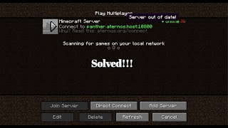 How to solve connection lost problem in aternos server |Minecraft java edition |Mr Minecrafter