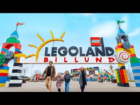 Legoland, Denmark  All Attractions in 7 Minutes (4K)