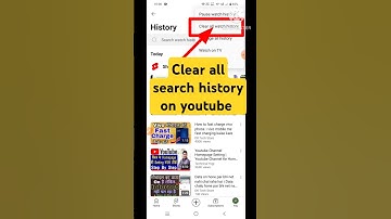 How to QUICKLY Delete YouTube Search History Forever | #shorts #history #searchhistory