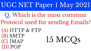 (Mock TEST 58) 15 MCQs on Information & Communication Technology ICT For NTA UGC NET Paper 1 2021