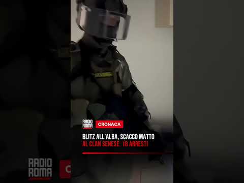 Video Blitz all'alba dei Carabinieri, scacco matto al clan Senese: 18 arresti ?