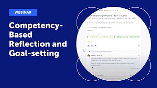 Utilizing SpacesEDU for Competency-Based Reflection and Goal-setting | SpacesEDU