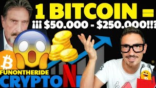  ¡¡¡ 1 #BITCOIN = $50000 $250000 !!!?  #BTC #FunOntheRide #Cryptonews