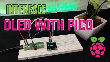 How to interface OLED with PICO | Large fonts on OLED using Micropython