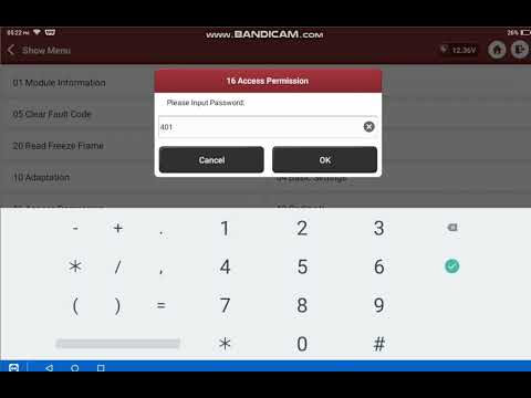 Audi VW ABS DTC 01486 System Function Test Activated By Thinktool Master.