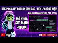 Ra mắt Roblox Mangager siêu tiện lợi bản beta cho anh em trải nghiệm !!! #catchamonster #evomon