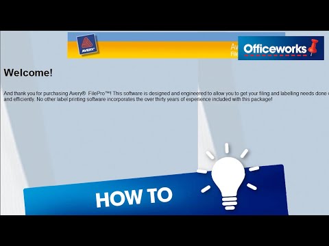How to Use Avery Lateral Filing Software