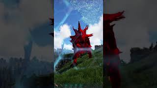 taming a alpha reaper queen #arksurvivalevolved #dinosaurs #ark #shorts