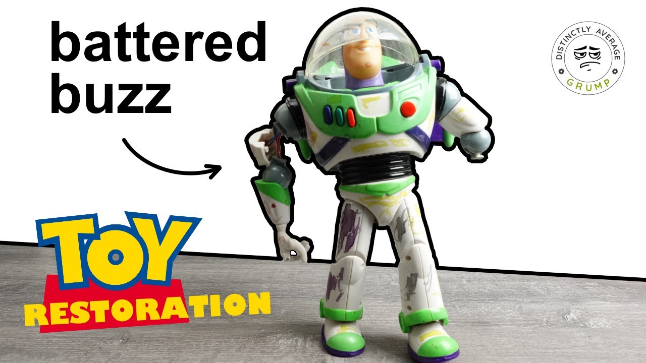 BUZZ LIGHTYEAR - Full RESTORATION of this Toy Story Action Figure