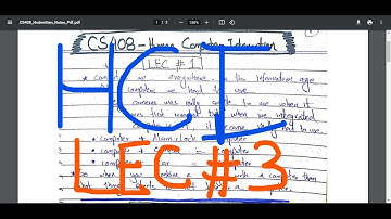 CS408 Human Computer Interaction Short Lecture # 3 | HCI Coursework Help for Semester | UBprogrammer