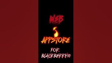 Web Appstore for #blackberry10 #2025