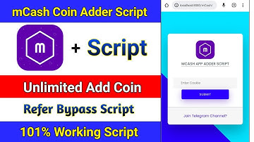 mCash Coin Adder Script | mCash App Money Adder Script | mCash App Se Paise Kaise Kamaye ||