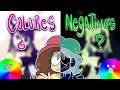 DIBUJANDO CON COLORES NEGATIVOS! (English CC)│Okusheny