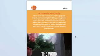 menu pushing down content