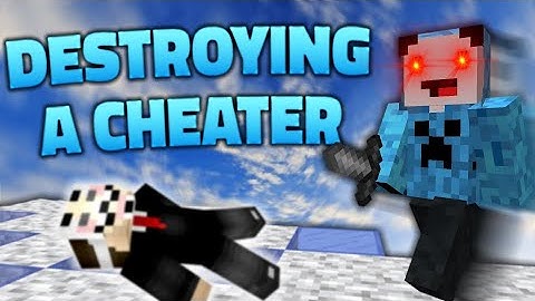 Destroying A BLATANT CHEATER On Hypixel Bridge Duels