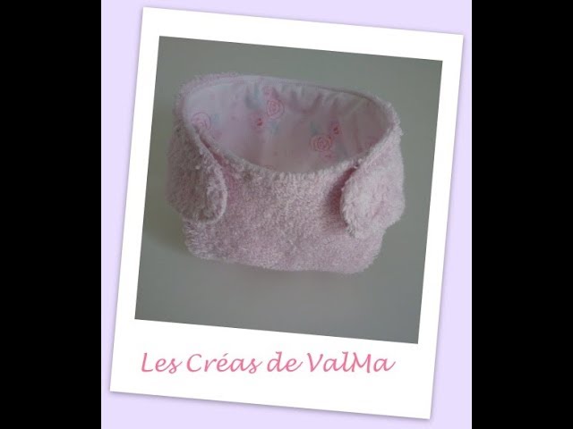 Couche pour poupée / poupon - vêtement poupée - Tuto couture ValMa Créas 