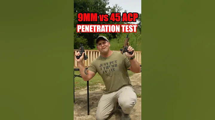 9MM vs 45 ACP (Penetration Test)
