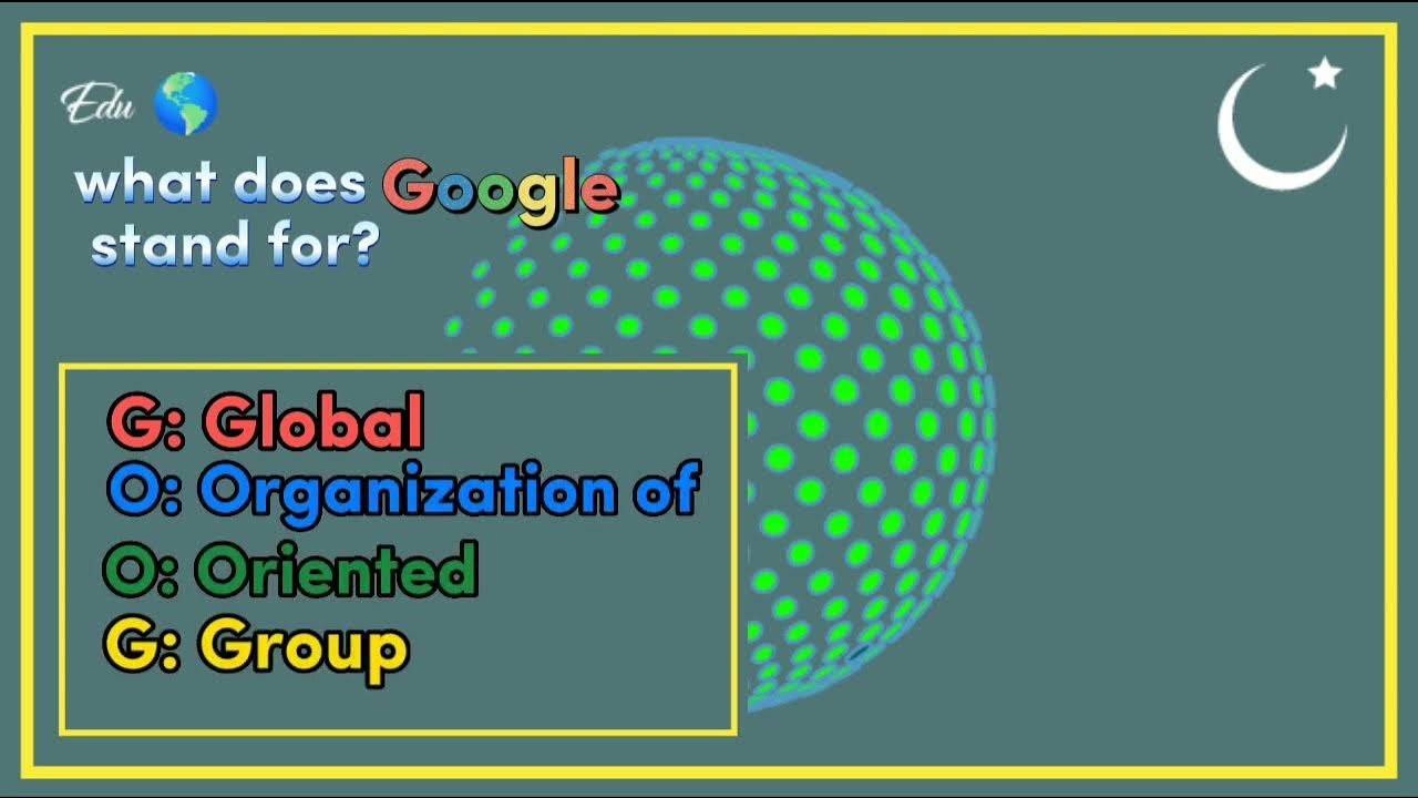 What Does Google Stand For