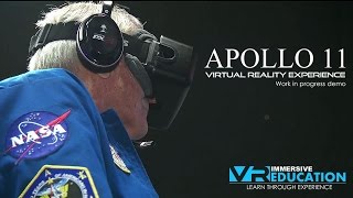 Astronaut Charlie Duke plays Apollo 11 VR on Oculus Rift | Immersive VR Education