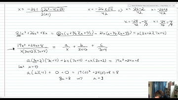 Simplifying Partial Fraction Decomposition
