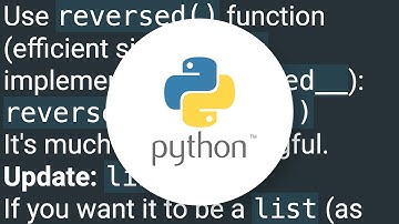 Print a list in reverse order with range()?