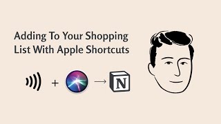 Add Items To Your Notion Shopping List From An Apple Shortcut screenshot 5