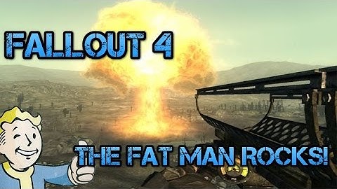 Fallout 4: The Fat Man Mini Nuke Launcher!