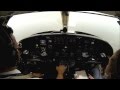 Citation V - ILS approach in heavy rain - Cockpit view