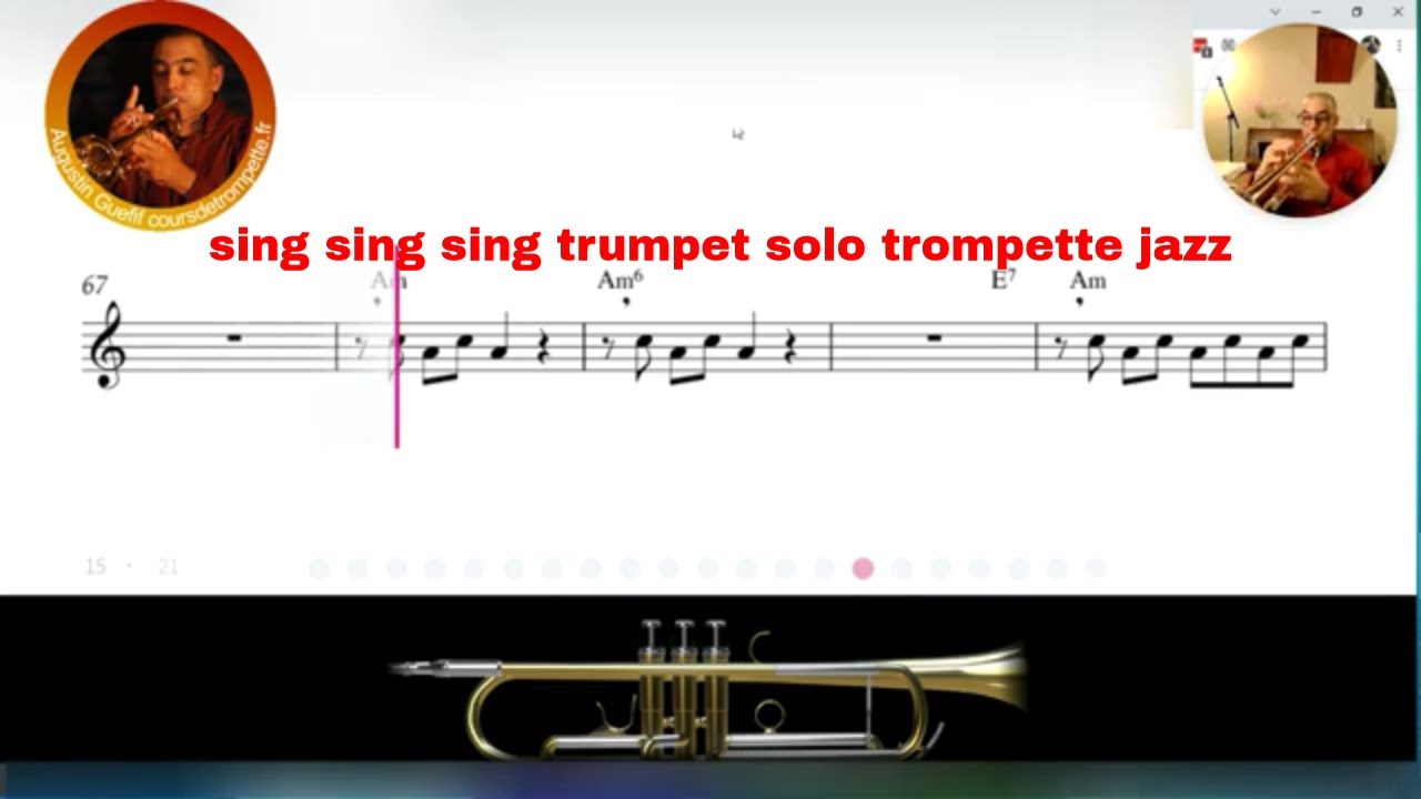 sing sing sing trumpet solo trompette jazz YouTube