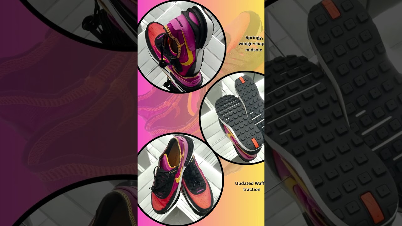 Waffle on Feet ,Introducing the Nike Waffle One in 'Active Fuchsia/University Gold-Black