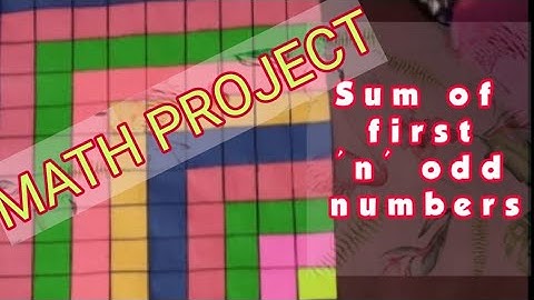 Sum of first 