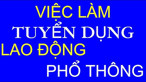 Việc Làm Tuyển Dụng Lao Động Phổ Thông - Giúp Việc Nhà | Giúp Việc Nhà Bảo Việt #9