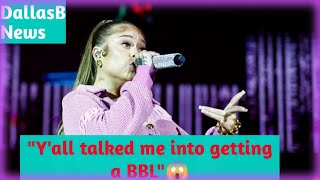 Latto says the internet pressured her into getting a BBL☹️