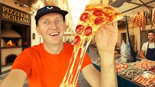 Download Lagu I’m Hunting The Best Italian Pizza \u0026 Street Food in Sicily MP3
