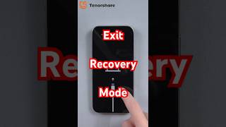 Fix iPhone Stuck on Recovery Mode in 1 Minutes! #tenorshare #iphone