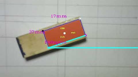 Rectangle abject detecting | Color, Position, Size, Rotating angle using OpenCV