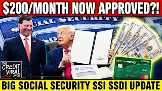 NOW APPROVED $200 A Month Boost + Back Pay | Social Security SSI SSDI