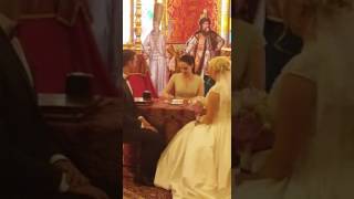 Церемония бракосочетания во Дворце Алексея Михайловича, в Коломенском