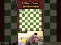 He sacrificed his Queen for THIS? #chess #shorts #brilliantmove