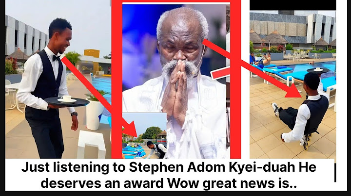 Amazing Stephen Adom Kyei-duah Has And Young Man deserves an award R...