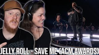 COUPLE React to Jelly Roll - Save Me (with Lainey Wilson) | OFFICE BLOKE DAVE