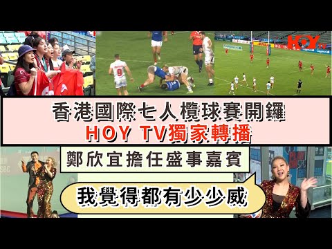 香港國際七人欖球賽開鑼 HOY TV獨家轉播 鄭欣宜擔任盛事嘉賓：「我覺得都有少少威」
