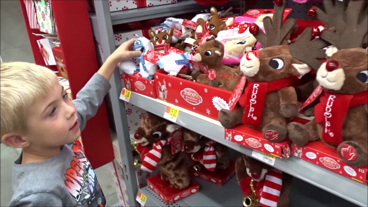 Max Checking out New Christmas Decorations at Walmart! 2018  Inflatables, Stars, Dancing Santa!