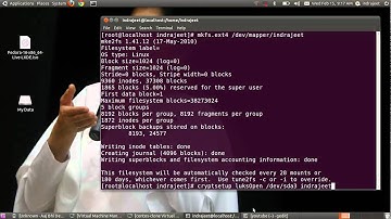 Create Encrypted Partition Using Terminal